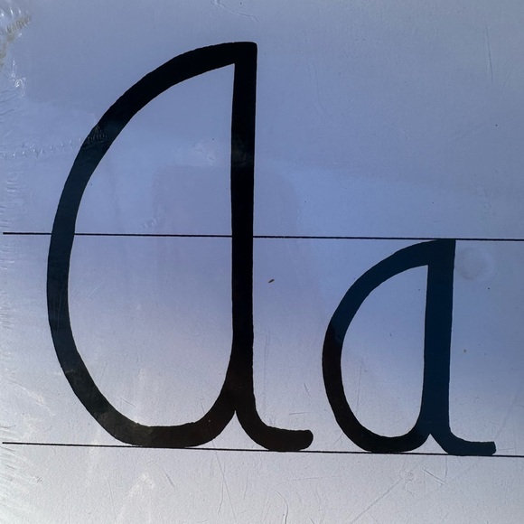 Cursive Letter Cards NIP w small damage - Picture 2 of 6